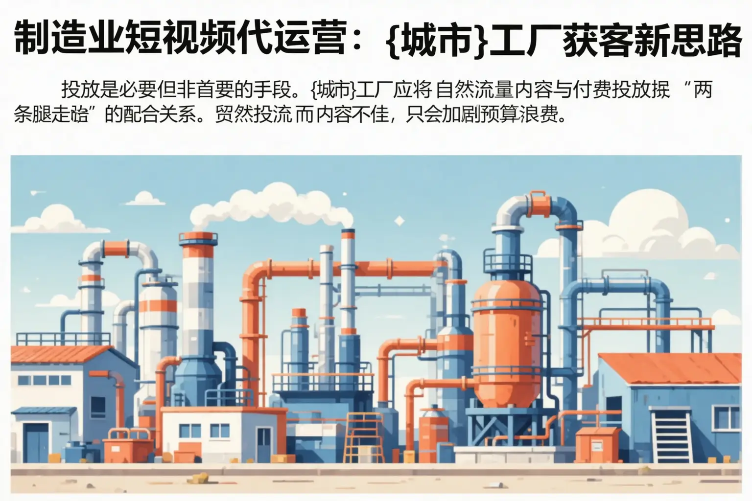 制造业短视频代运营:红寺堡工厂获客新思路